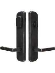 Solid Bronze Angular Entry Set with Alessa Levers.